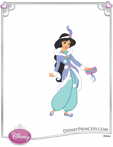 Жасмин в зимнем наряде