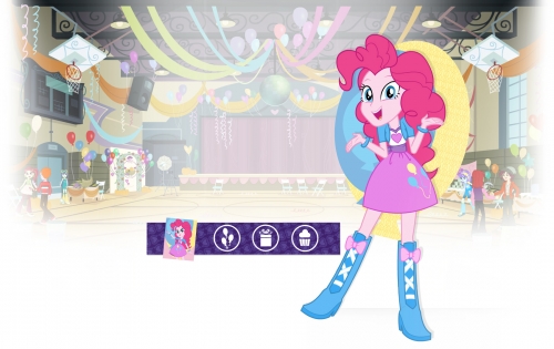Equestria Girls обои на рабочий стол Пинки Пай