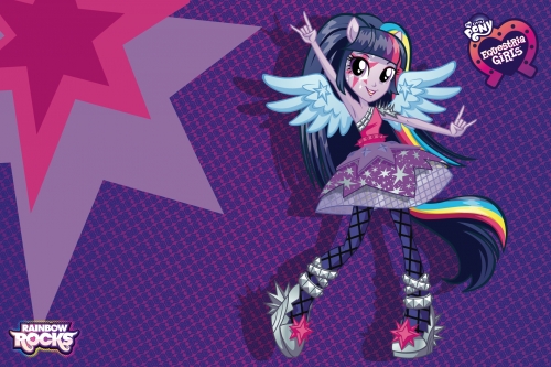 Девушки Эквестрии радужный рок Искорка