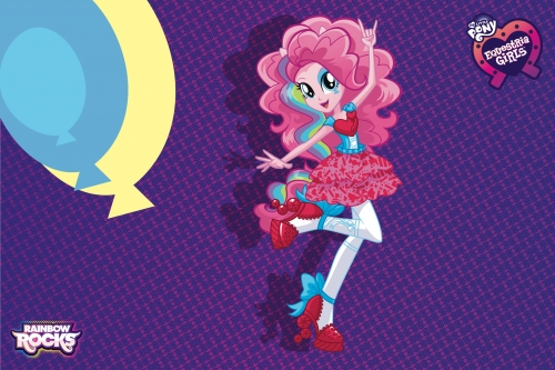 Девушки Эквестрии радужный рок Пинки Пай