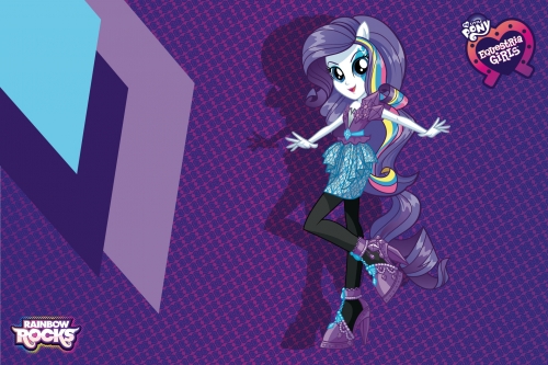 Девушки Эквестрии радужный рок Рарити