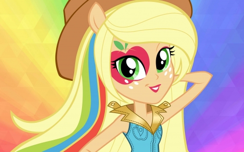Девушки Эквестрии Rainbow Rock Эпплджек