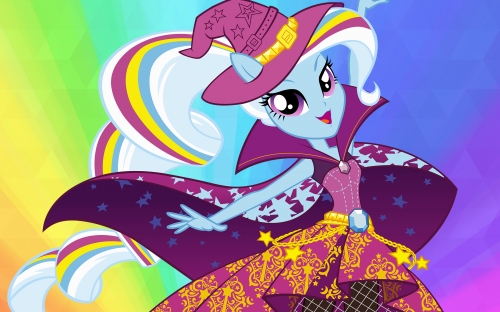 Девушки Эквестрии Rainbow Rock Трикси