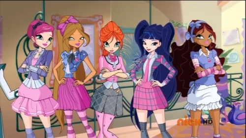 Винкс в новых школьных нарядах 6 сезона