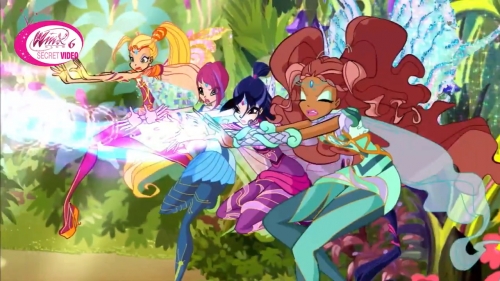 Винкс в Блумиксе атакуют противников