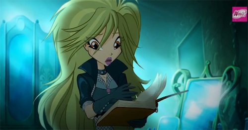 Винкс клуб 6 сезон, ведьма призывает монстров с помощью легендариума