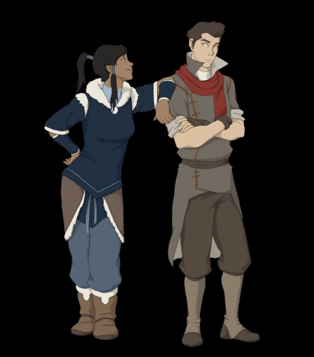 Legend of Korra Корра и Мако