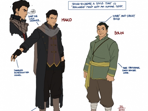 Мако и Болин концепт арт