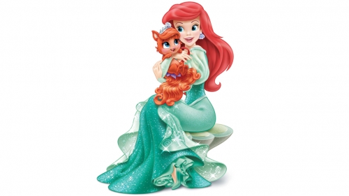 Королевские питомцы принцесса Ариэль и Жемчужинка