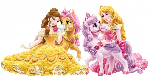 Дисней принцессы и их пони