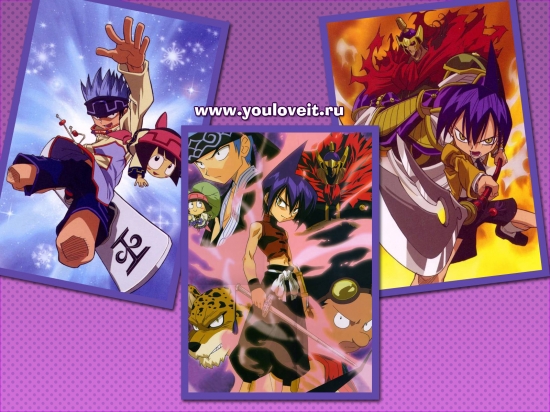 Обои Шаман Кинг команда Рен, от сайта