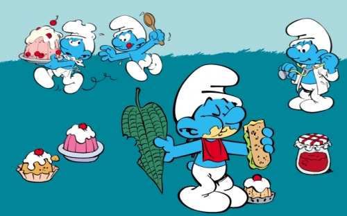 Смурфик Обжора