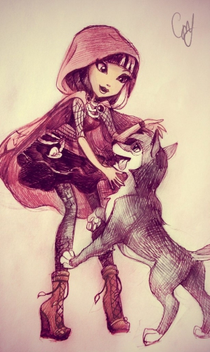 Чериз и волчонок