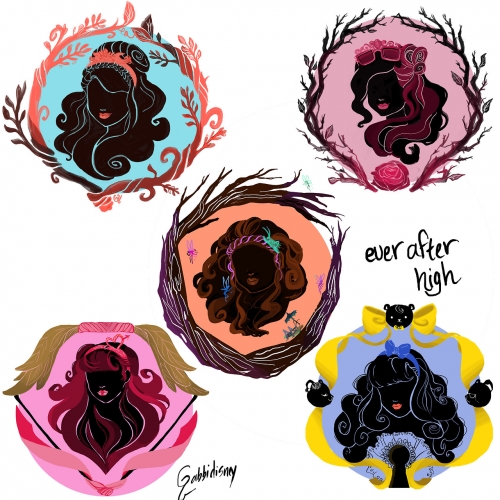 Камеи с героинями Эвер Афтер Хай