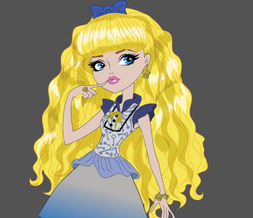 Задумчивая Блонди