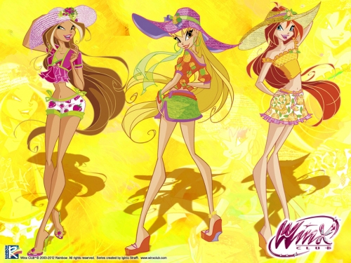 Новые официальные обои Флора,Стелла и Блум фруктовый бар