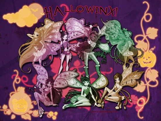 Счастливого хэллоуина от винкс беливикс