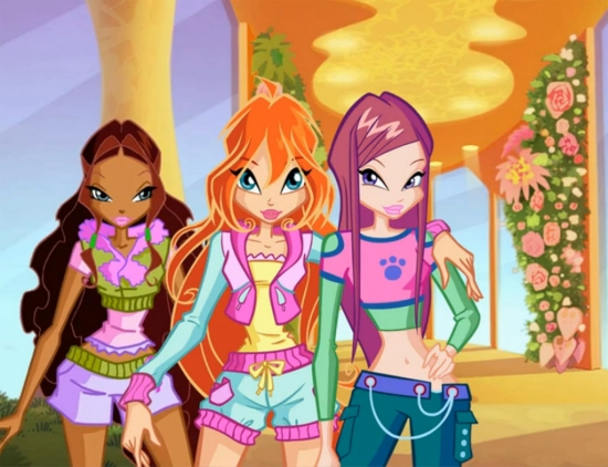 Блум, Лейла и Рокси, обои для рабочего стола