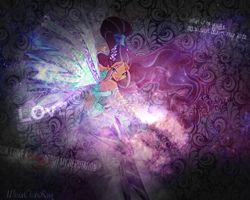 Винкс Клуб обои с Лейлой в превращении сиреникс