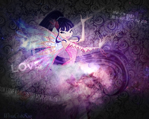 Винкс Клуб обои с Музой в превращении сиреникс