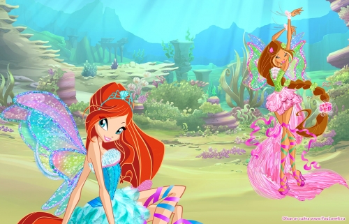 Обои на рабочий стол Винкс Гармоникс