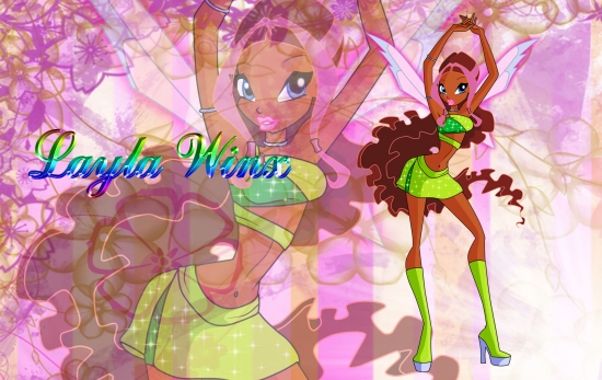 Обои Лейла Винкс в стиле Николодеона