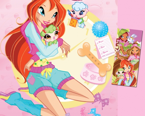 Обои Блум стиль волшебных питомцев Винкс