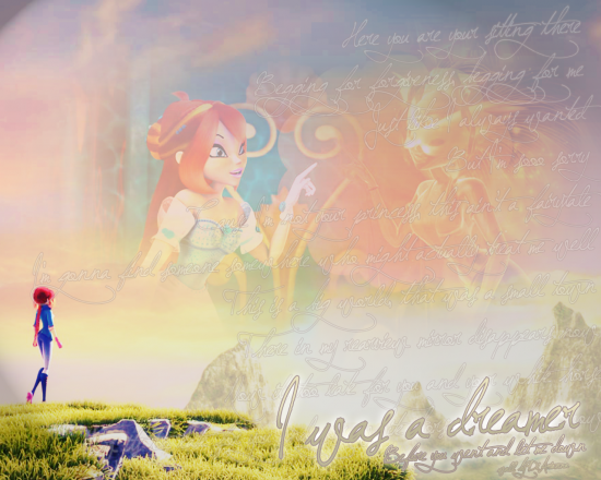 Обои Винкс Волшебное приключение, Блум