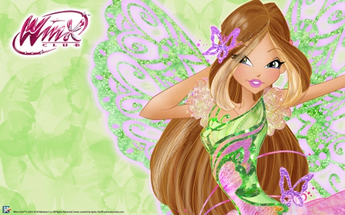 Флора Батерфликс обои на рабочий стол