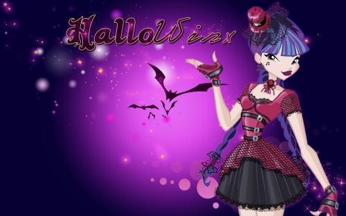 Winx Hallowinx обои с Музой