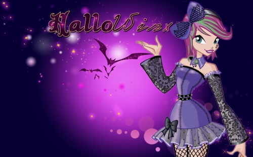 Winx Hallowinx обои с Техной