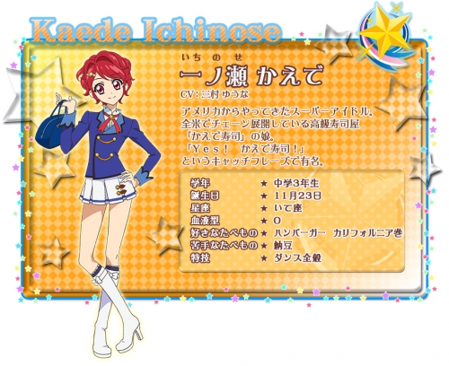 Айкацу! Профиль Каеде