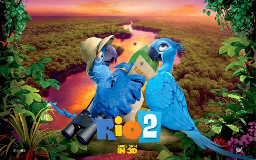 Рио 2 Голубчик и Жемчужинка