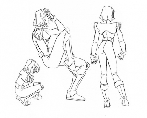 Люди Икс Эволюция Руж в боевом костюме