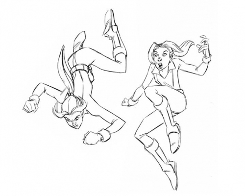 Люди Икс Эволюция Химера в движении