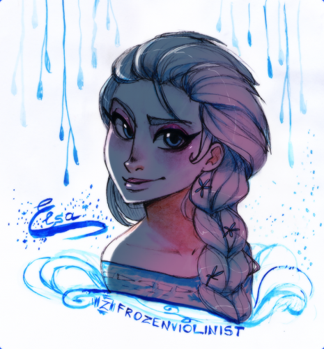 Эльза и кристальные капли