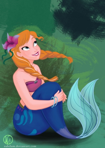 Холодное Сердце Анна русалка