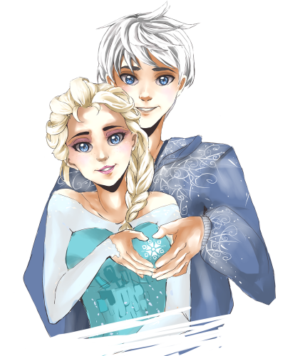 Пара Эльза и Джек Фрост