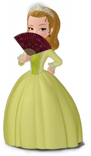 Эмбер с веером