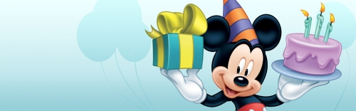 Микки Маус и день Рождения