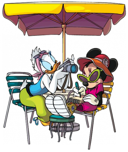 Минни и Дейзи на отдыхе