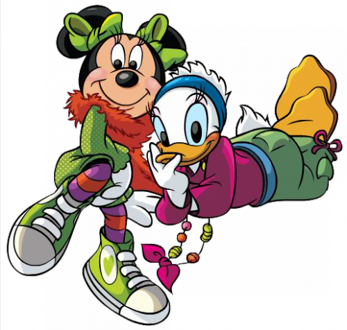 Минни и Дейзи осенью