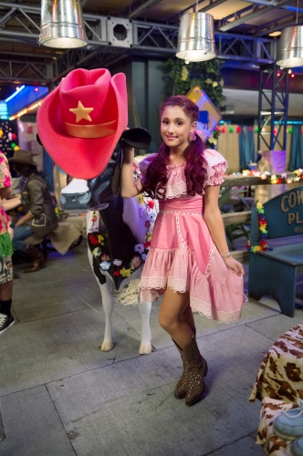 Виктория Победительница на съёмках сериала