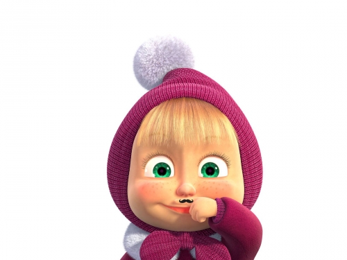 Маша и Медведь, Маша с усами