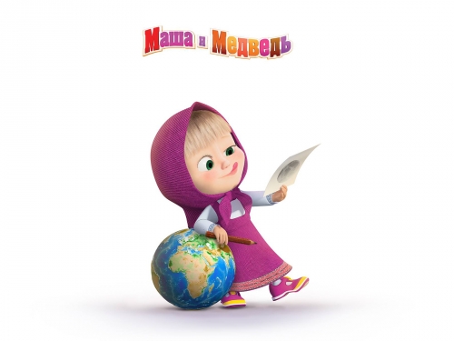 Маша и Медведь обои для рабочего стола