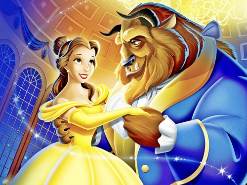 Красавица и Чудовище танцуют