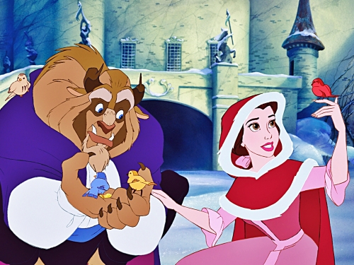 Красавица и Чудовище зимой