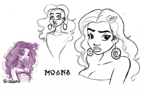 Фанарт с Моаной