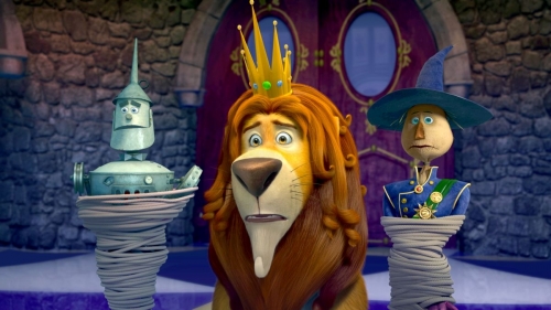 Дровосек, Лев и Страшила