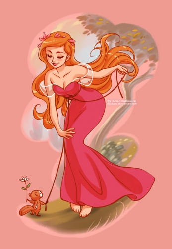 Жизель и белочка